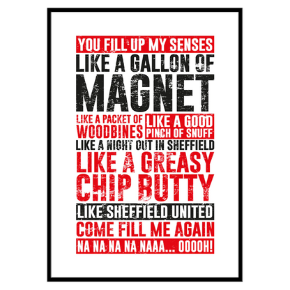 You Fill Up My Senses - Print