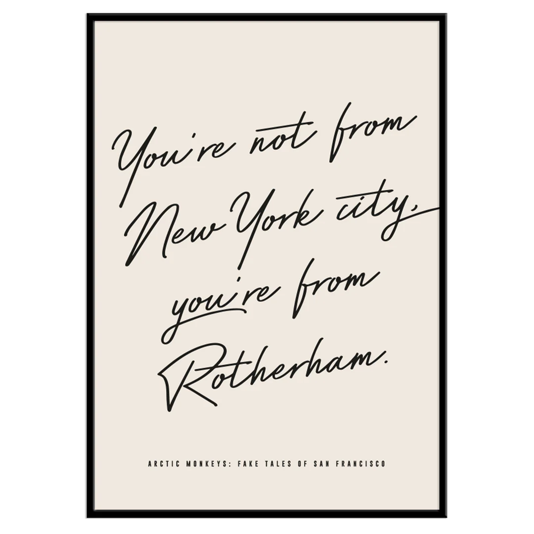 You're Not From New York City - Print