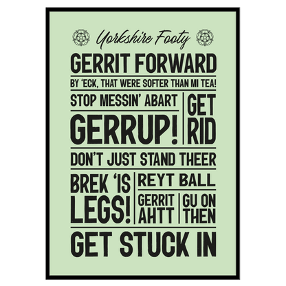 Yorkshire Footy - Print