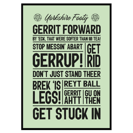 Yorkshire Footy - Print