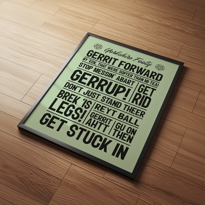Yorkshire Footy - Print