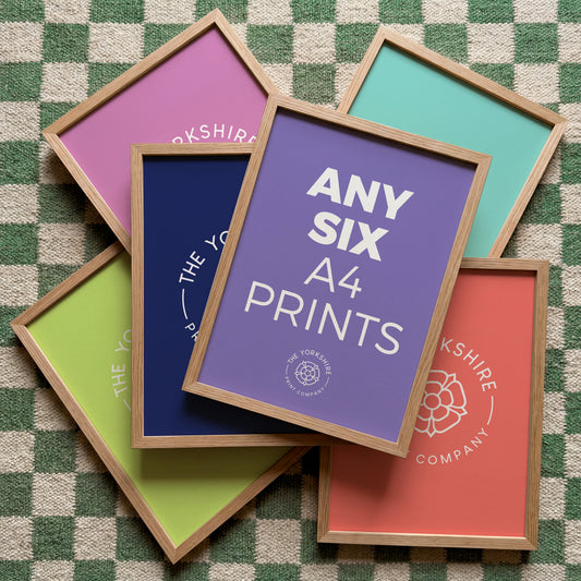Any Six A4 Prints Bundle