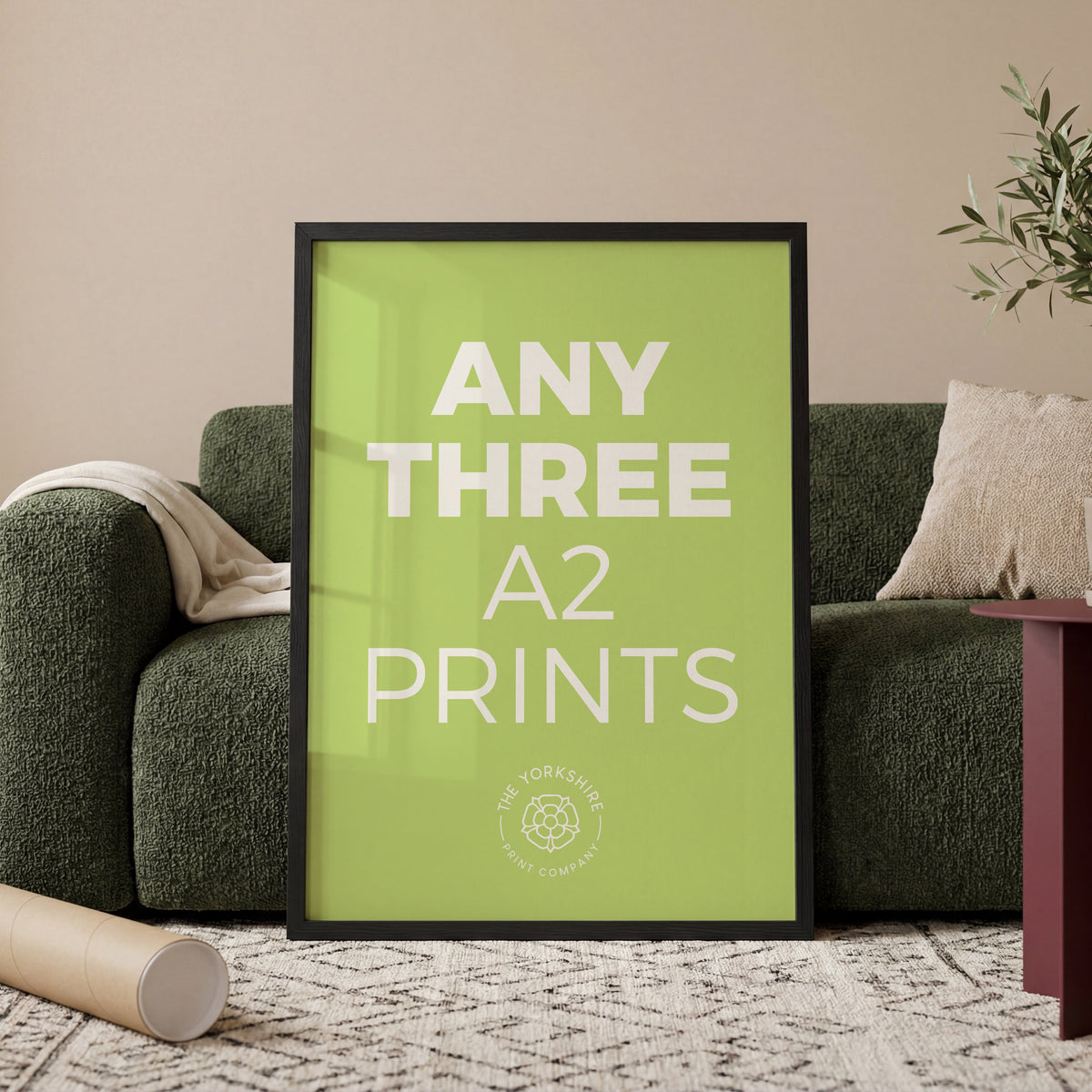 Any Three A2 Prints Bundle