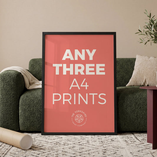 Any Three A4 Prints Bundle