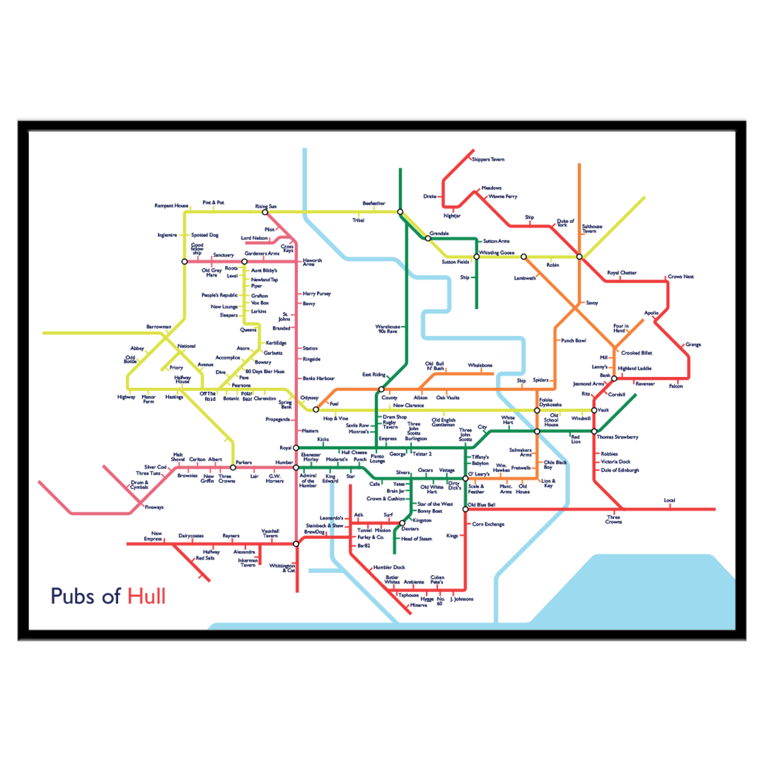 Pubs of Hull - Print