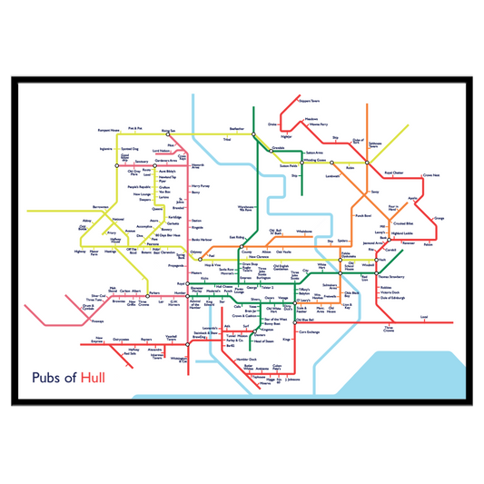 Pubs of Hull - Print