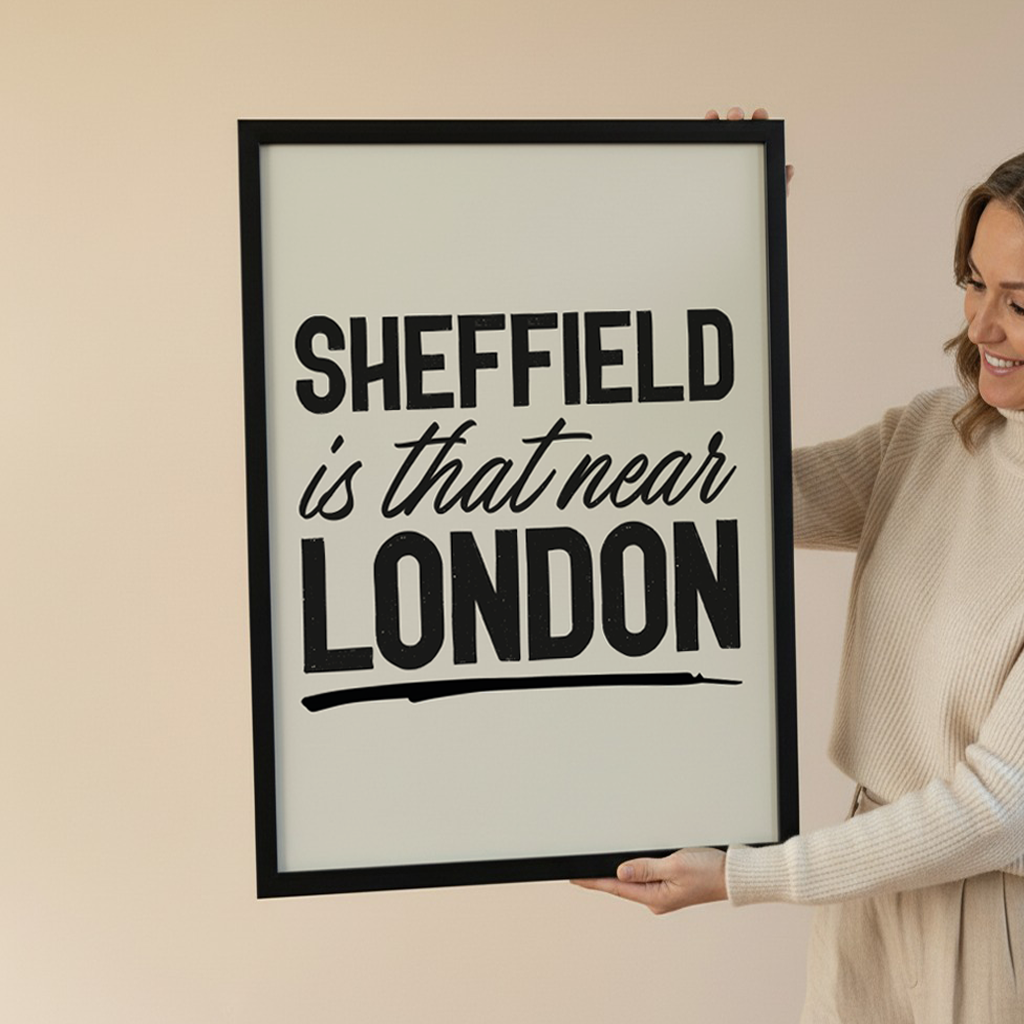 Sheffield Is That Near London - Print