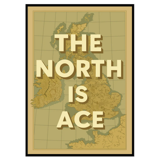 1 of 30 Signed & Framed - The North Is Ace: Limited Edition