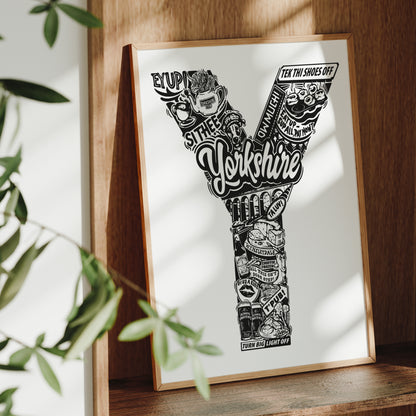 Y for Yorkshire - Print