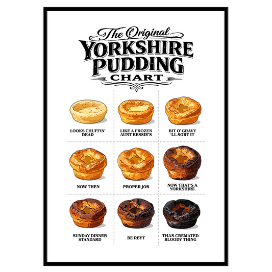 The Original Yorkshire Pudding Chart - Print