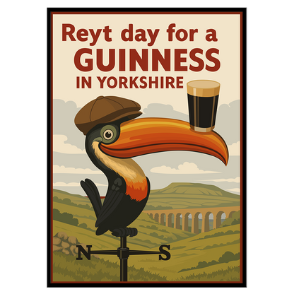 Reyt Day For A Guinness - Print