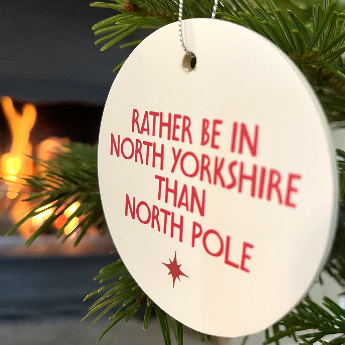 Yorkshire Christmas Bauble Set (Pack of 6 with 12 designs)